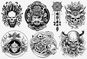 the good and the bad tattoo idea