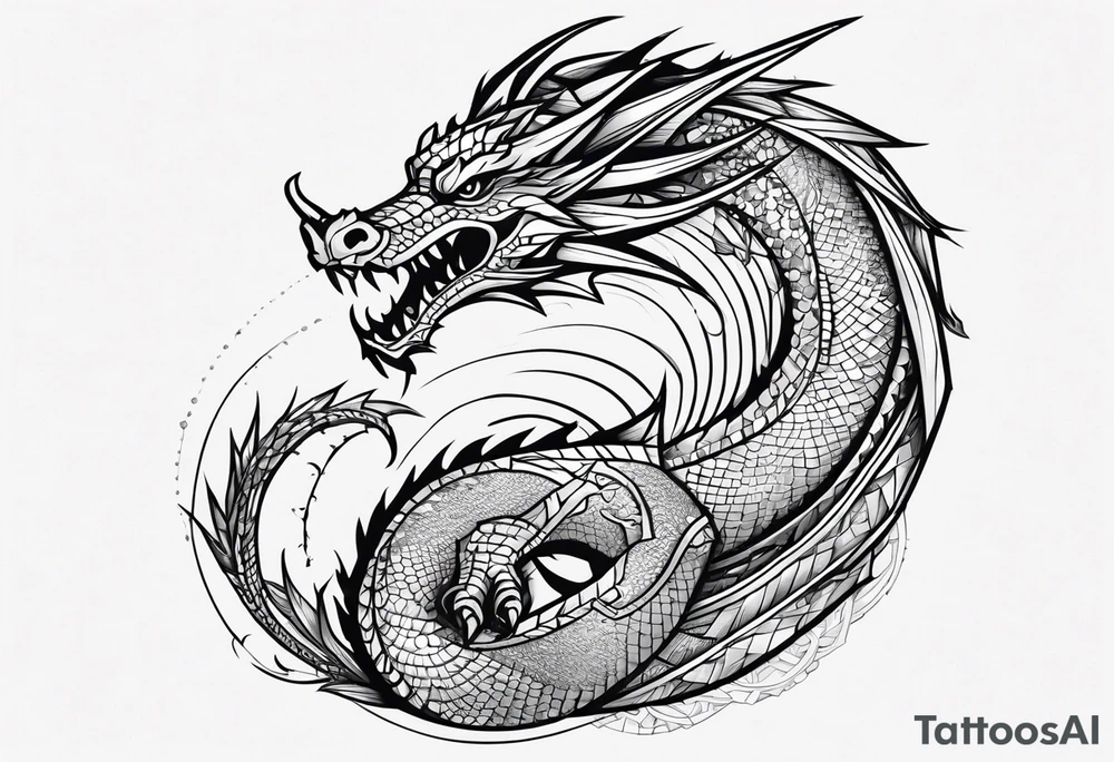 Dragon tattoo idea