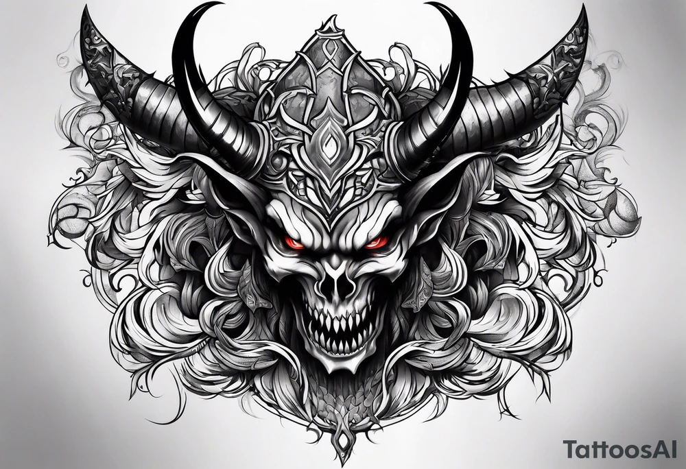 demon tattoo idea