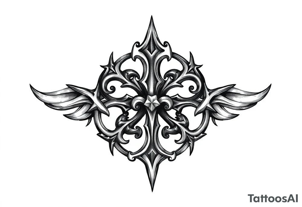 Powerful Irish symbol tattoo idea