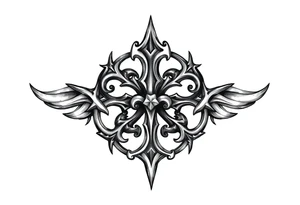 Powerful Irish symbol tattoo idea