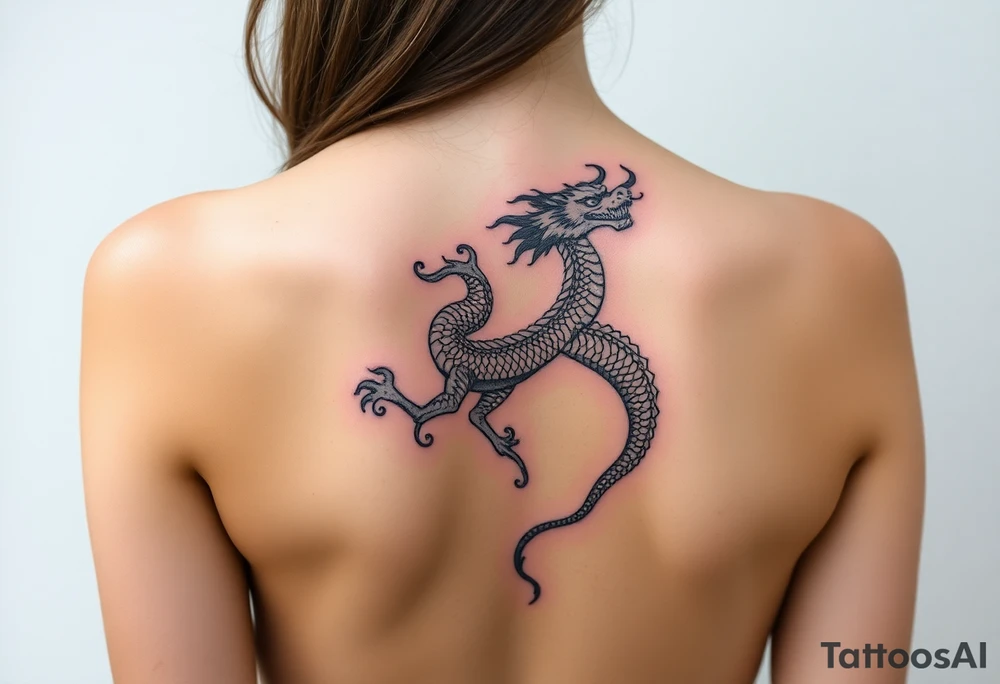dragon tattoo idea