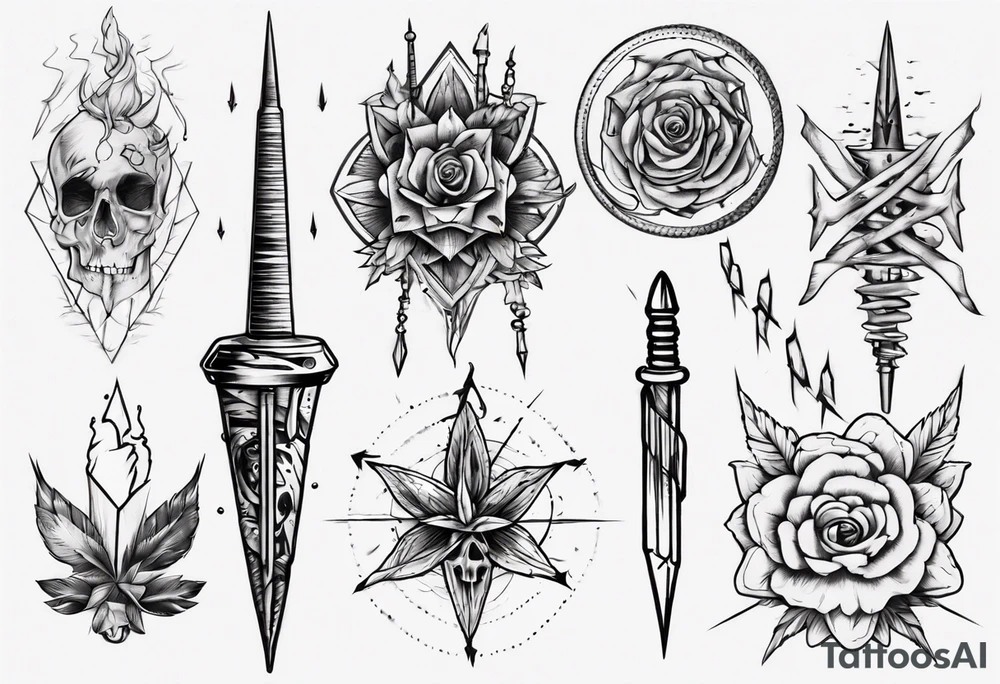 Needle tattoo idea