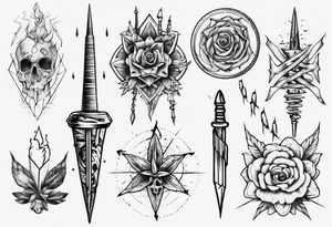 Needle tattoo idea