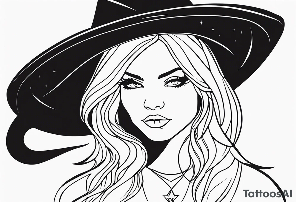 Witch tattoo idea