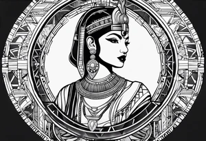 cleopatre tattoo idea