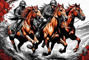 War horsemen tattoo idea