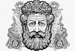 Marcus Aurelius combined with a Scorpio at SpongeBob SquarePants home tattoo idea