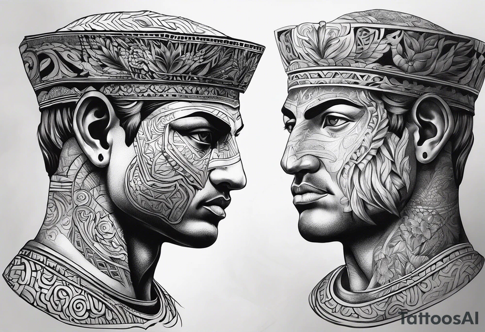 Kouros Kopf tattoo idea