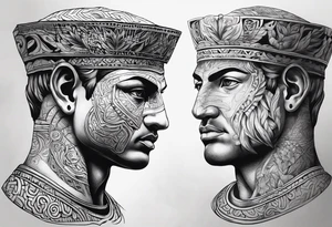 Kouros Kopf tattoo idea