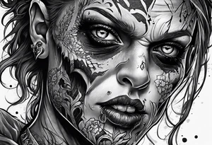 Zombie tattoo idea