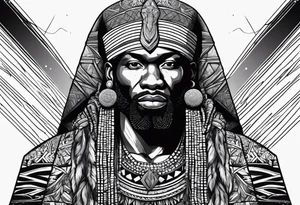 African Moses tattoo idea