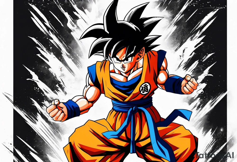 Son Goku tattoo idea