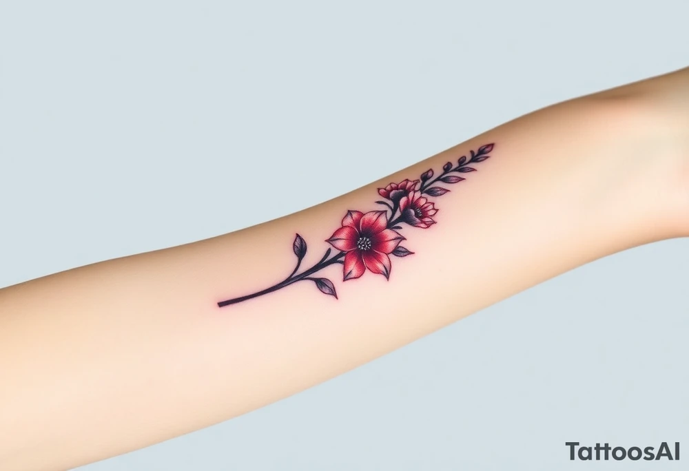 Quotes, paintbrushes, Gladiolus tattoo idea