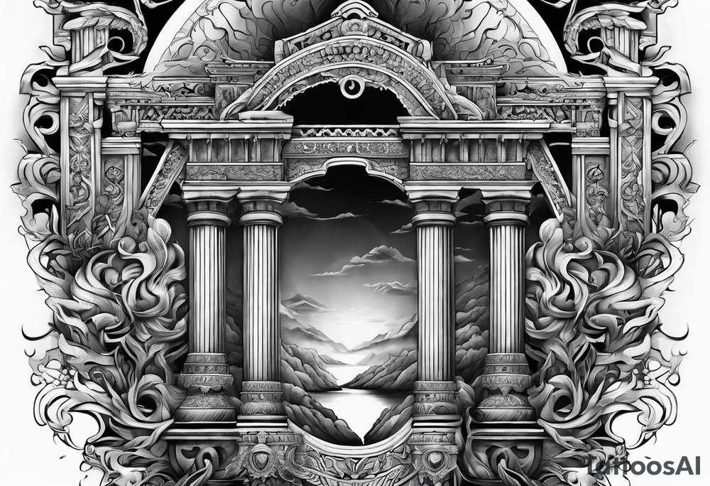 Valhalla gates tattoo idea