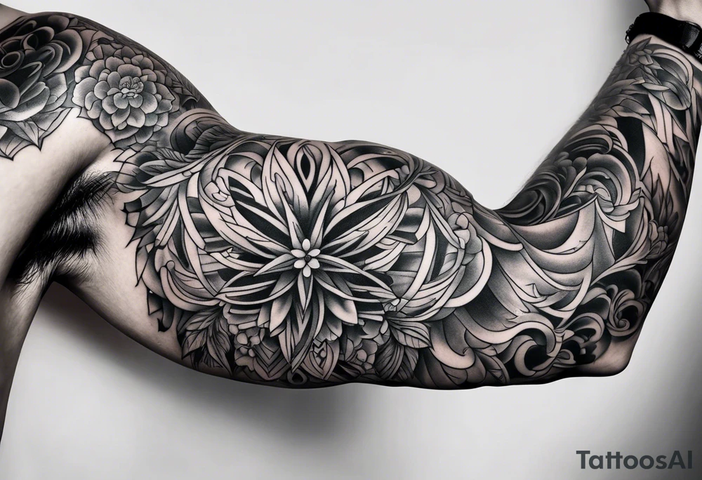 extreme tissue pain on elbow tattoo idea