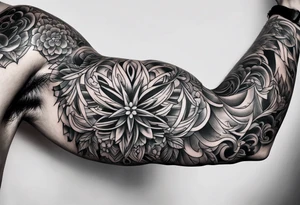 extreme tissue pain on elbow tattoo idea