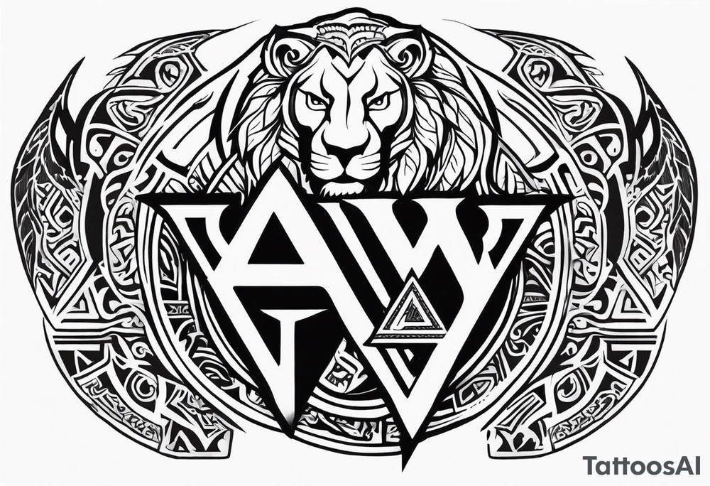 Valhalla sword shield dragon axe Valknut tribal lion tattoo idea Valhalla sword shield dragon axe Valknut tribal lion tattoo idea