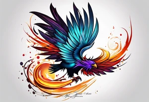 little pheonix tattoo idea
