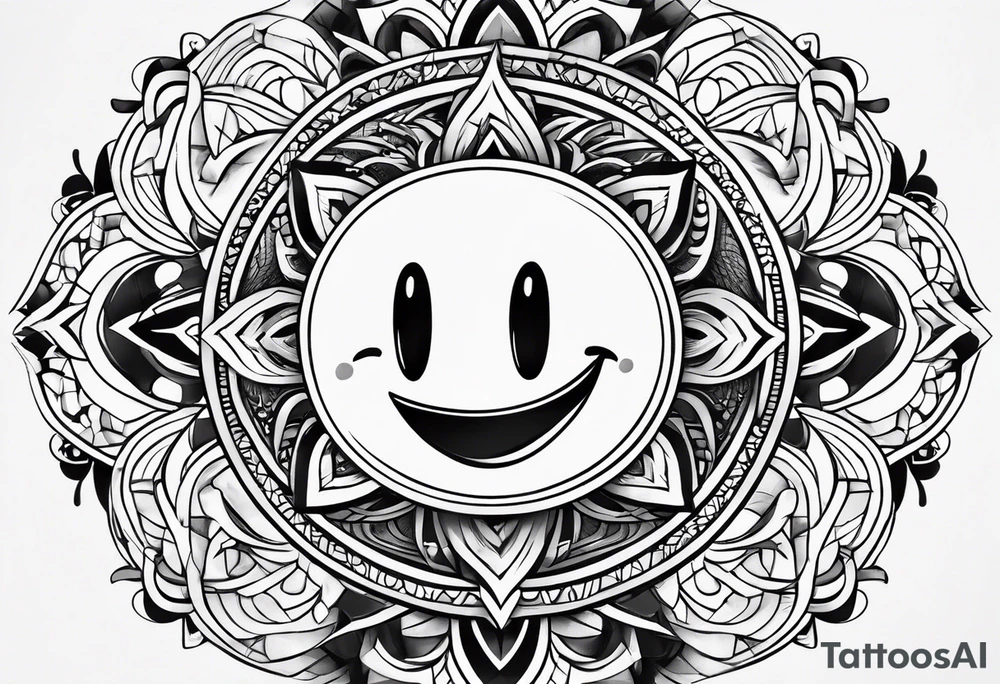 Smiley tattoo idea