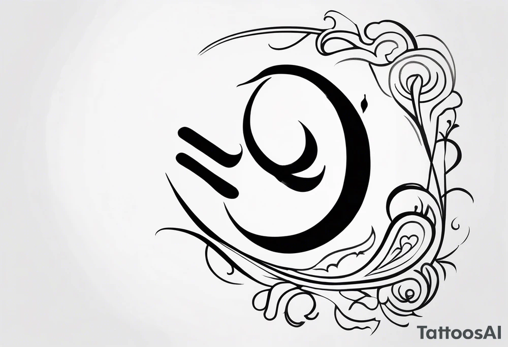 baybayin Filipino vertical tattoo tattoo idea