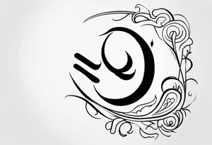 baybayin Filipino vertical tattoo tattoo idea