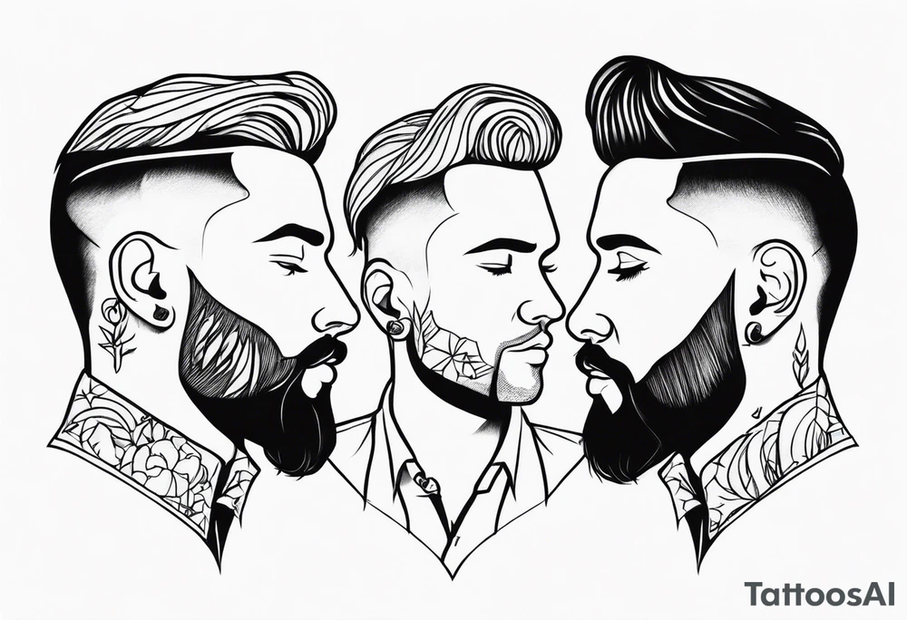 Homosexual men tattoo idea