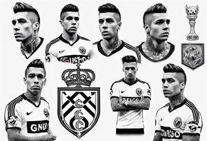 Corinthians player Cássio tattoo idea
