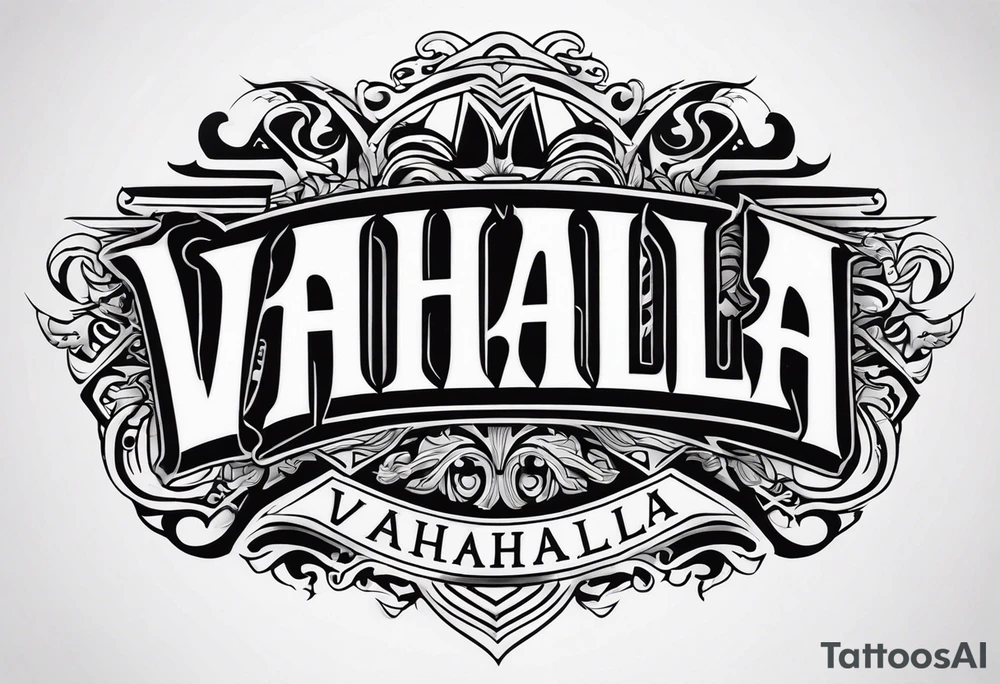 Valhalla tattoo idea