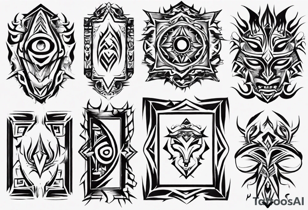 pictures frame tattoo idea