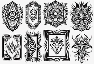 pictures frame tattoo idea