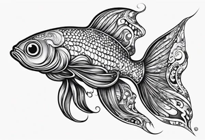 invisible squid in the dark tattoo idea