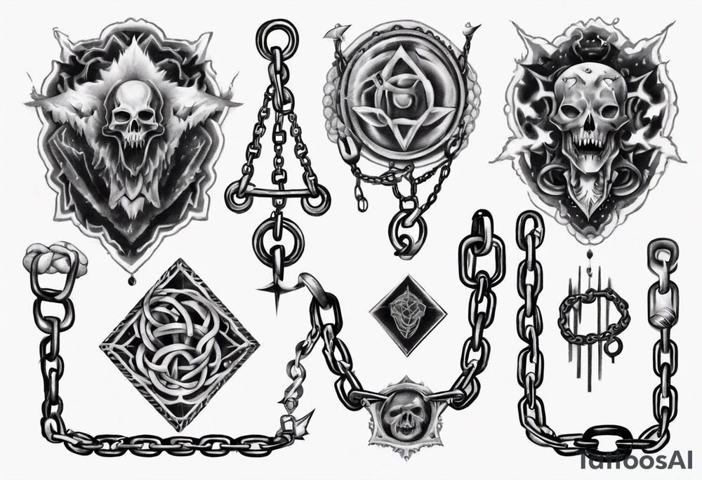 chains tattoo idea
