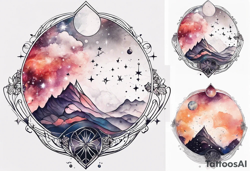 constellation roe tattoo idea