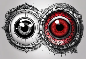 Sharingan eyes tattoo idea