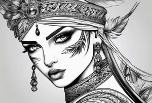 Spear tattoo idea