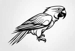 Macaw tattoo idea