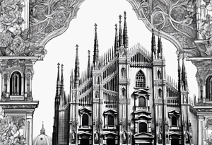 duomo of Milan tattoo idea