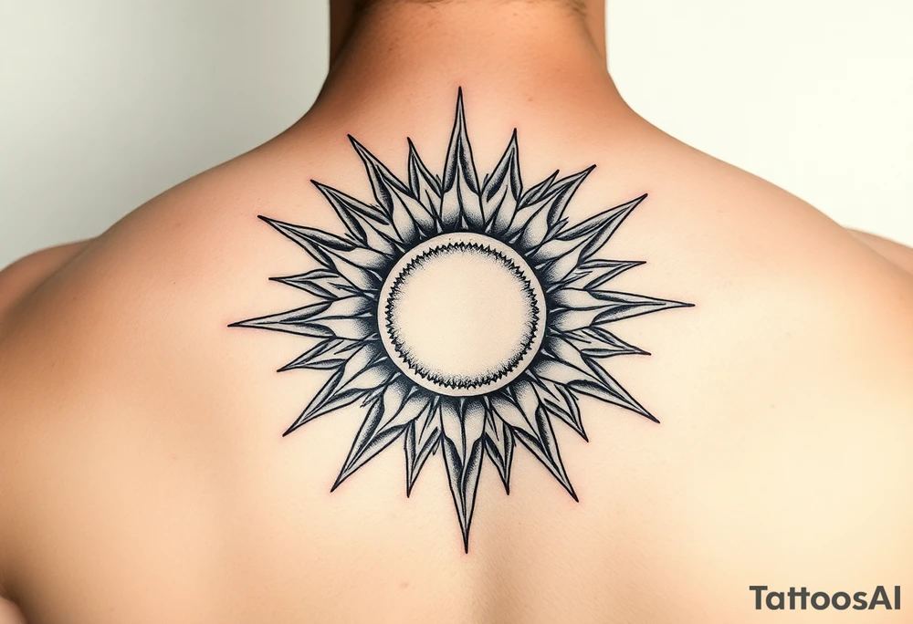 Luciano sun tattoo idea