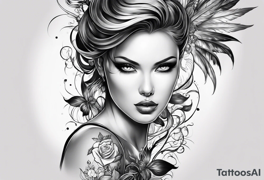 Надпись "2007" tattoo idea