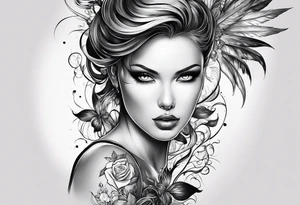 Надпись "2007" tattoo idea