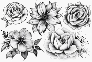 Big Flower tattoo tattoo idea
