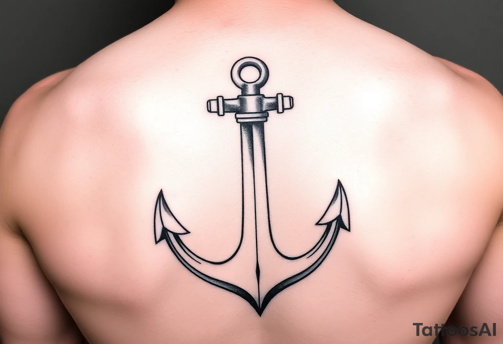 Anchor with W tattoo idea