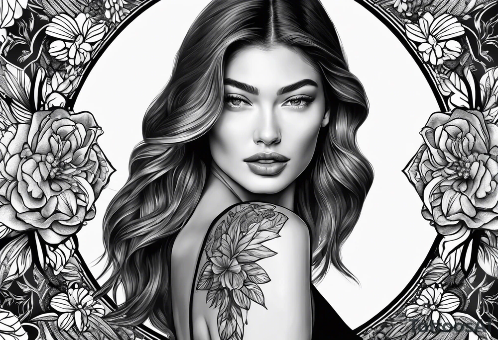 Grace Elizabeth name tattoo idea