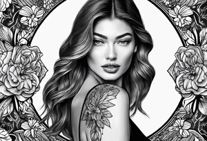 Grace Elizabeth name tattoo idea