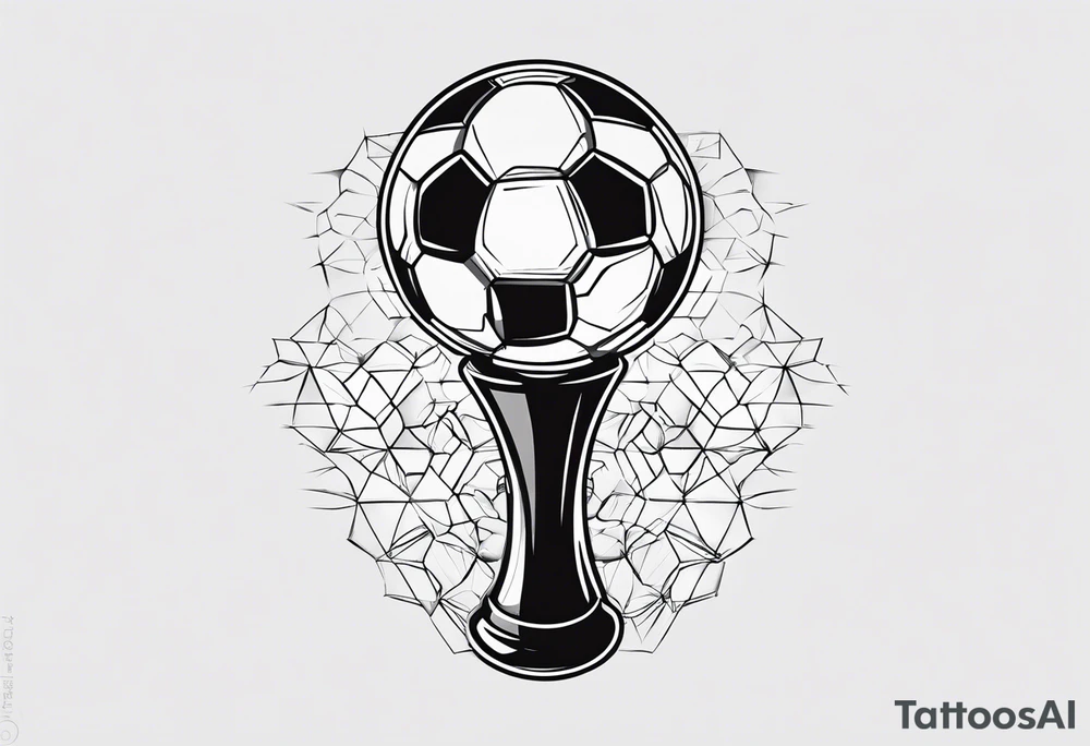 Soccer stick tatoo tattoo idea