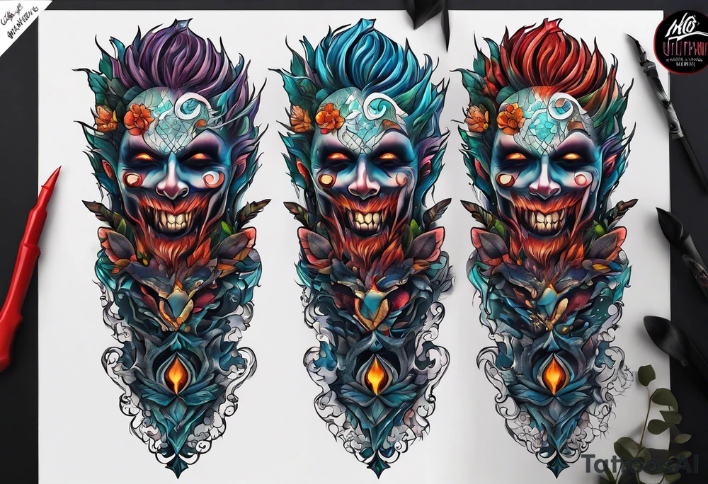 Horror tattoo idea