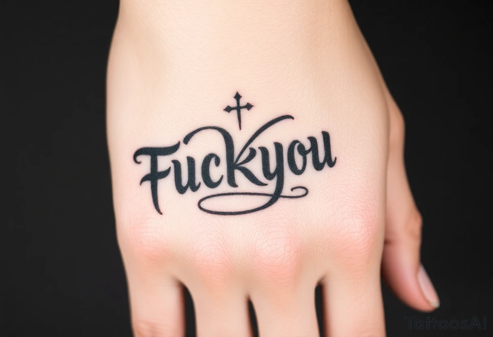 Fuckyou tattoo idea
