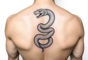 snake wrapped around wrist tattoo idea