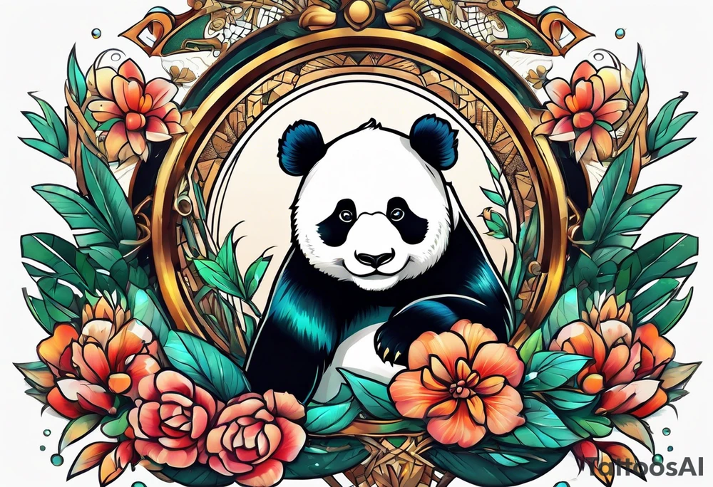 panda tattoo idea